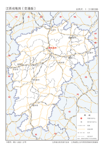江西省江西省地图行政区划水系交通地形卫星流域地貎土壤科打印定