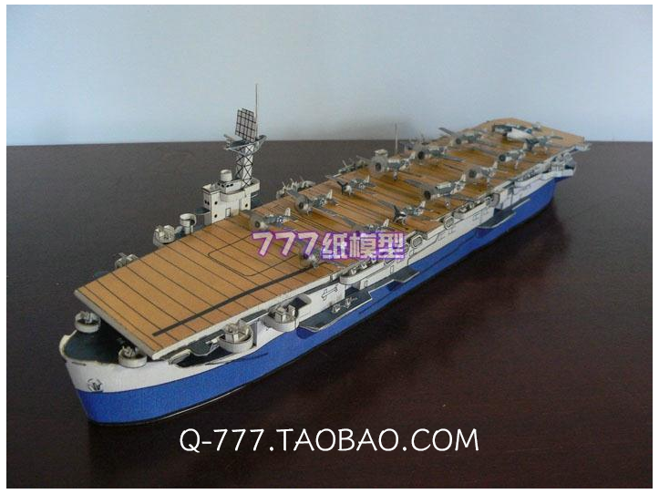 [777纸模型] 1:400 二战美国USS Card CVE-11 航空母舰