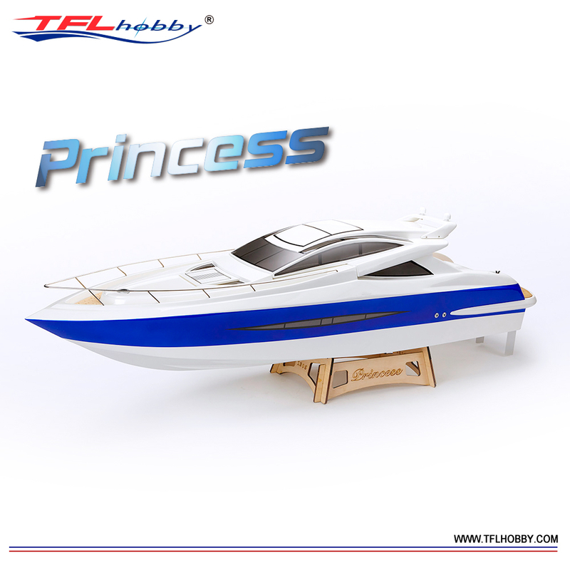 TFL天富龙 电船大公主 1305豪华游艇O艇玻纤遥控电船模型船