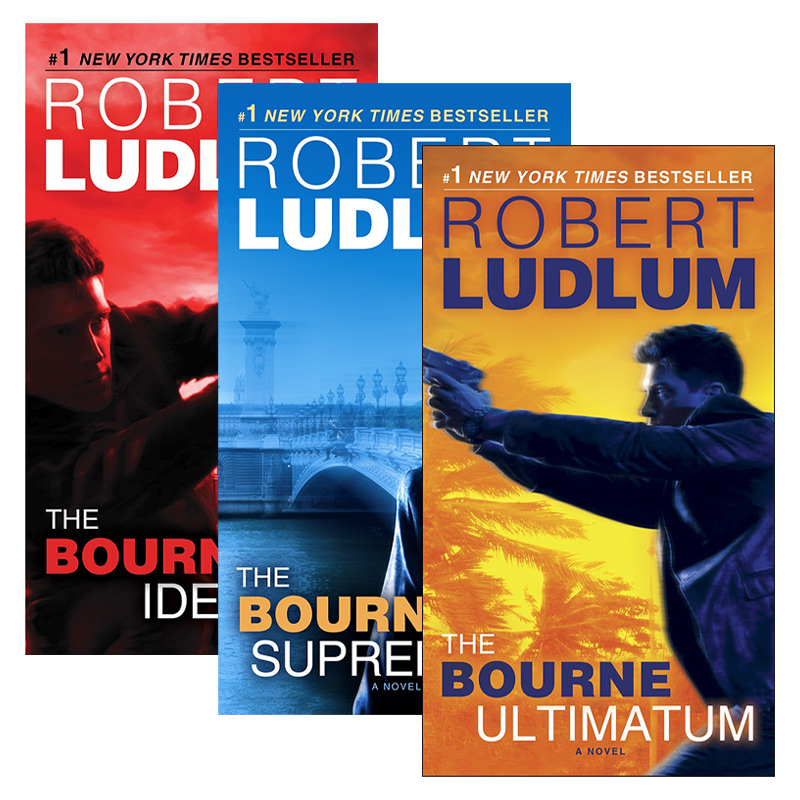 Jason Bourne 谍影重重3册进口原版英文书籍