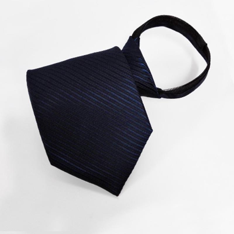 男士职业领带工作领带拉链领带演出合唱领带简单方便易拉易带