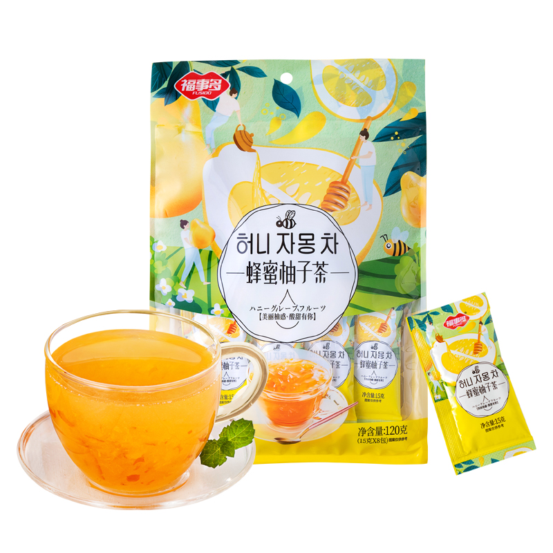 【清仓直播】福事多蜂蜜柚子茶 120g/袋 蜂蜜柚子茶 多规格可选