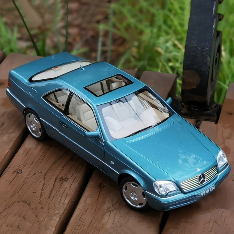 Norev 1:18 奔驰CL600 coupe 1997款合金汽车模型 老爷车收藏车模