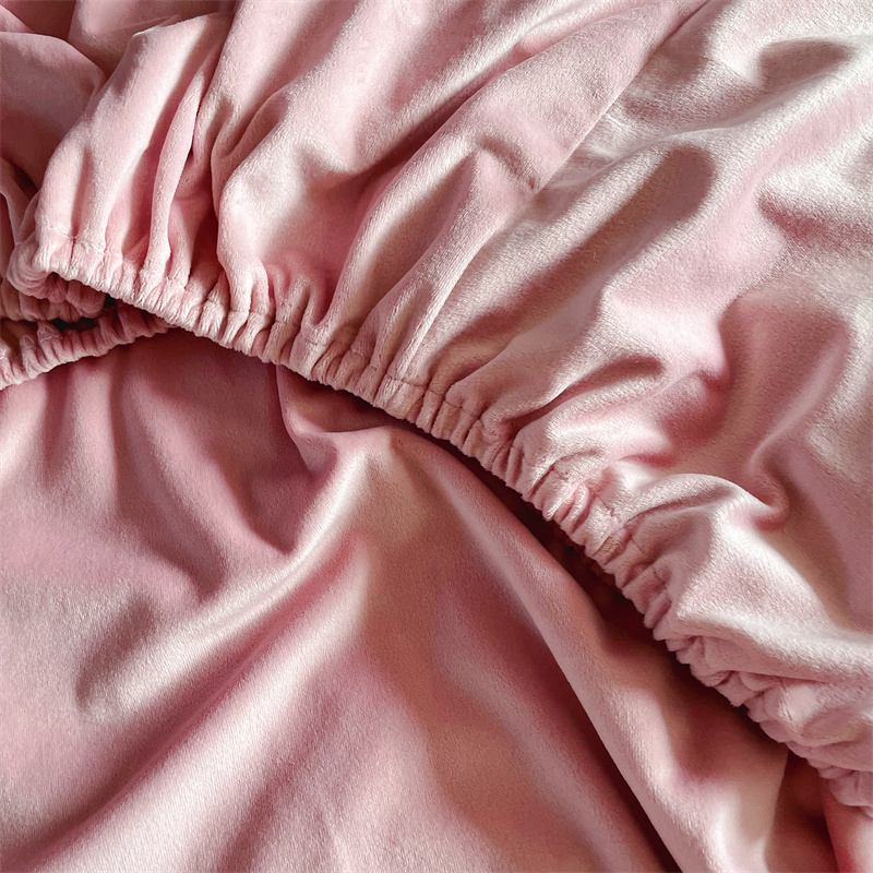 超柔法兰绒 1.8保暖床笠 冬季 全包防滑加厚 纯色固定床单床垫套