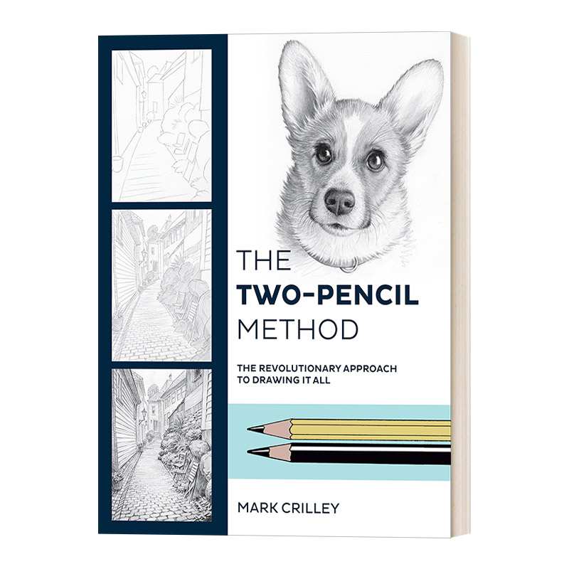 英文原版 The Two-Pencil Method 双铅笔法 革命性的绘画方法 美国著名漫画家Mark Crilley 英文版 进口英语原版书籍