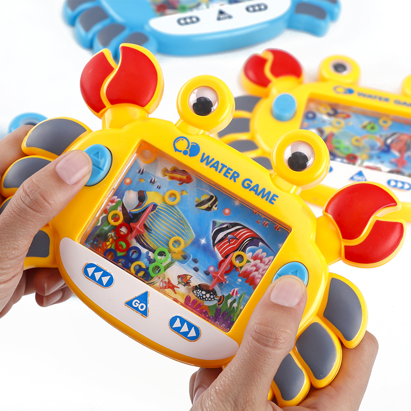 儿童益智水中套圈圈水机 螃蟹套圈90后游戏机玩具 童年奖品小礼物