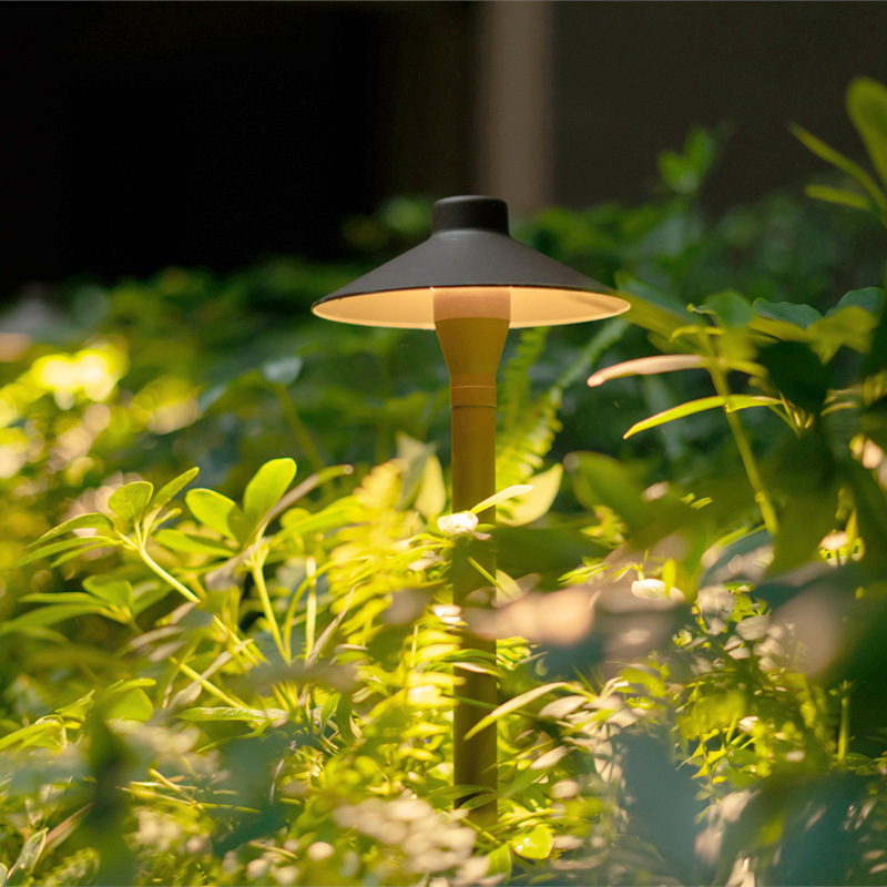 简约蘑菇草坪灯户外防水LED庭院灯别墅花园地插式景观灯创意路灯