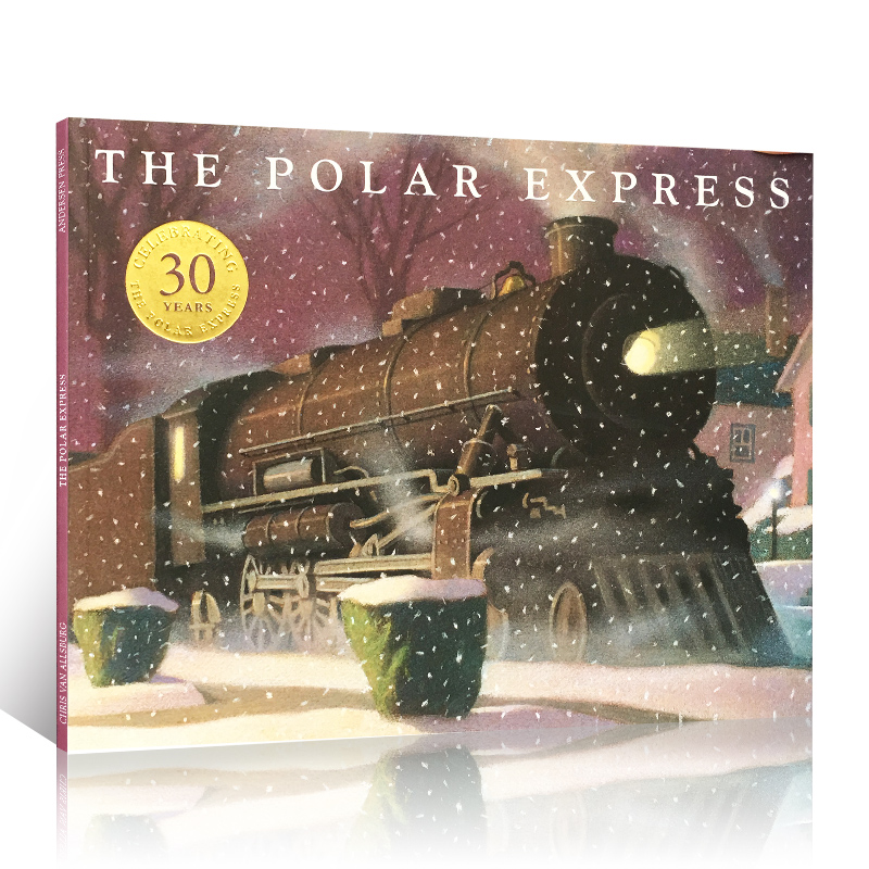 凯迪克金奖绘本The Polar Express 极地特快 经典儿童故事英文原版绘本Chris Van Allsburg 亲子共读英语图文书3-6岁