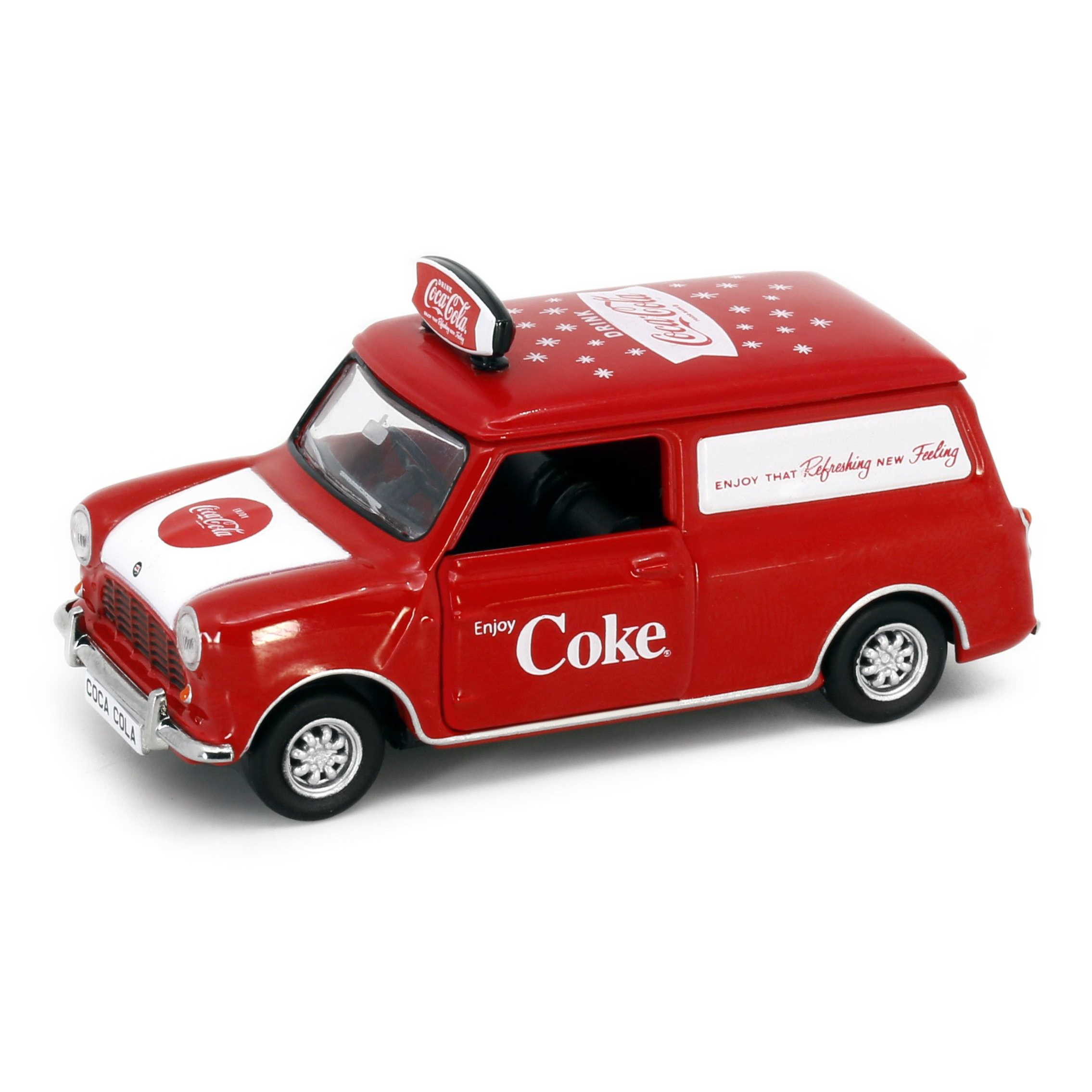 TINY微影 城市 Morris Mini 可口可乐 1/50合金汽车模型收藏摆件