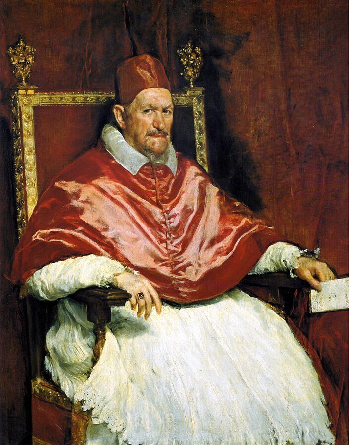 模仿《教皇英诺森十世肖像》世界名画模仿服饰美术课摄影活动现货
