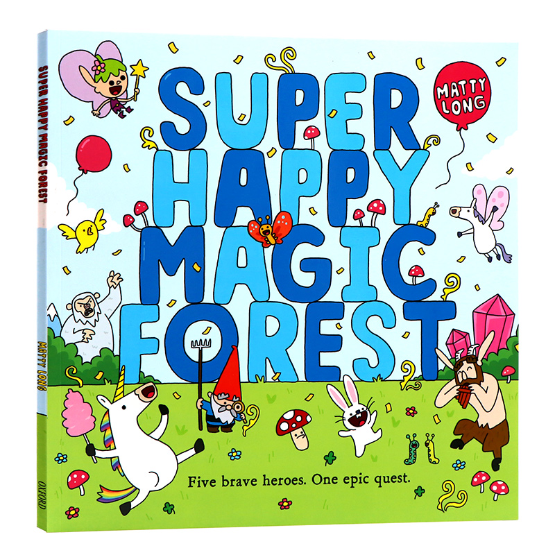 牛津精品绘本 超级幸福的魔法森林 英文原版绘本 Super happy magic forest 牛津阅读Oxford系列 儿童英语故事书 Matty Long