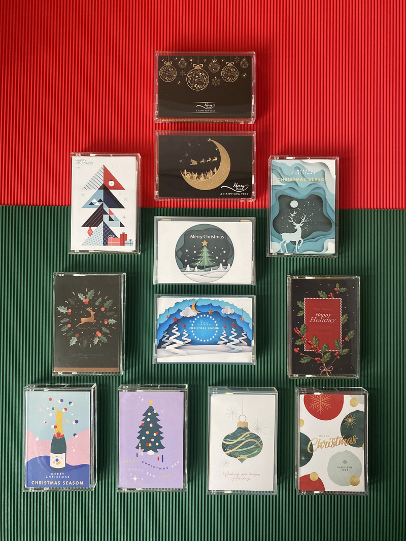 圣诞贺卡新年礼物礼品卡片语音祝福定制贺卡爱情表白电子录音磁带