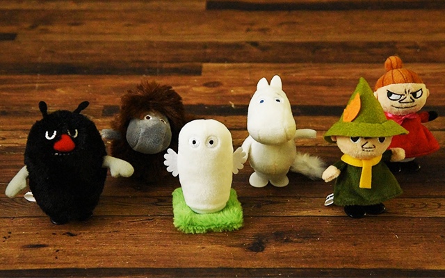 现货 日本购回姆明Moomin上发条可动毛绒玩具