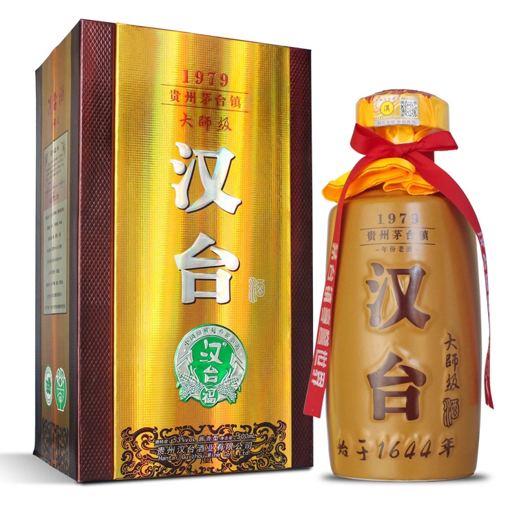 整箱贵州汉台酒酱香型白酒53度高端年份酒酱香型礼盒装收藏送礼