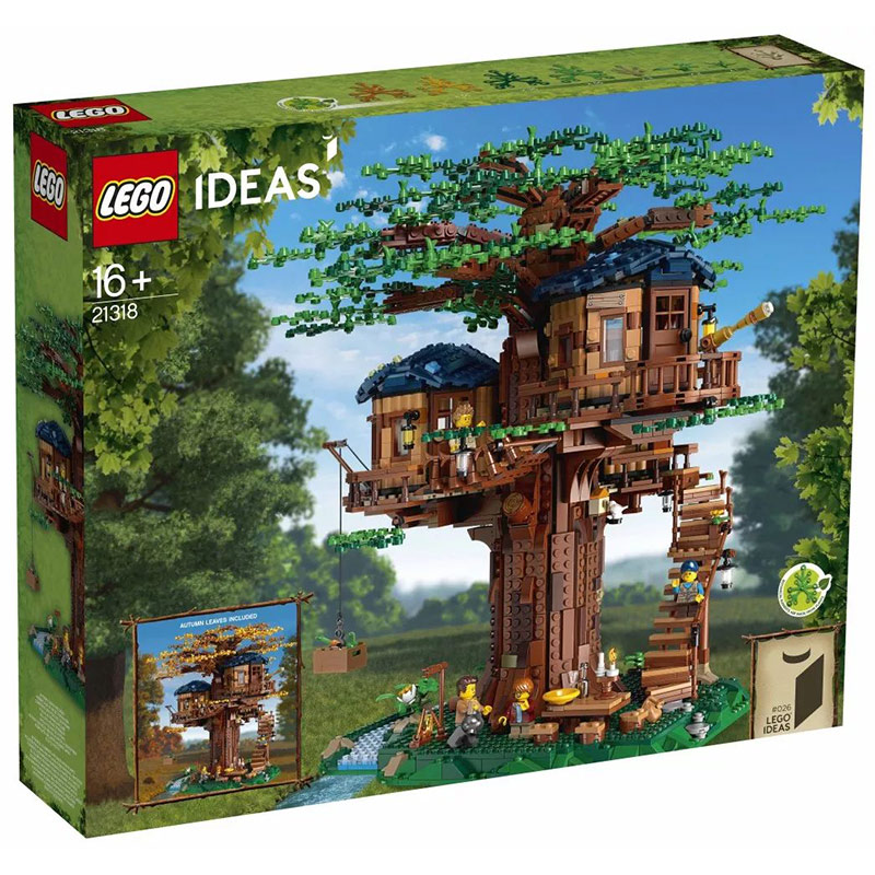 乐高LEGO 21318 树屋可四季变幻 男女生礼物2019款Ideals系列礼物