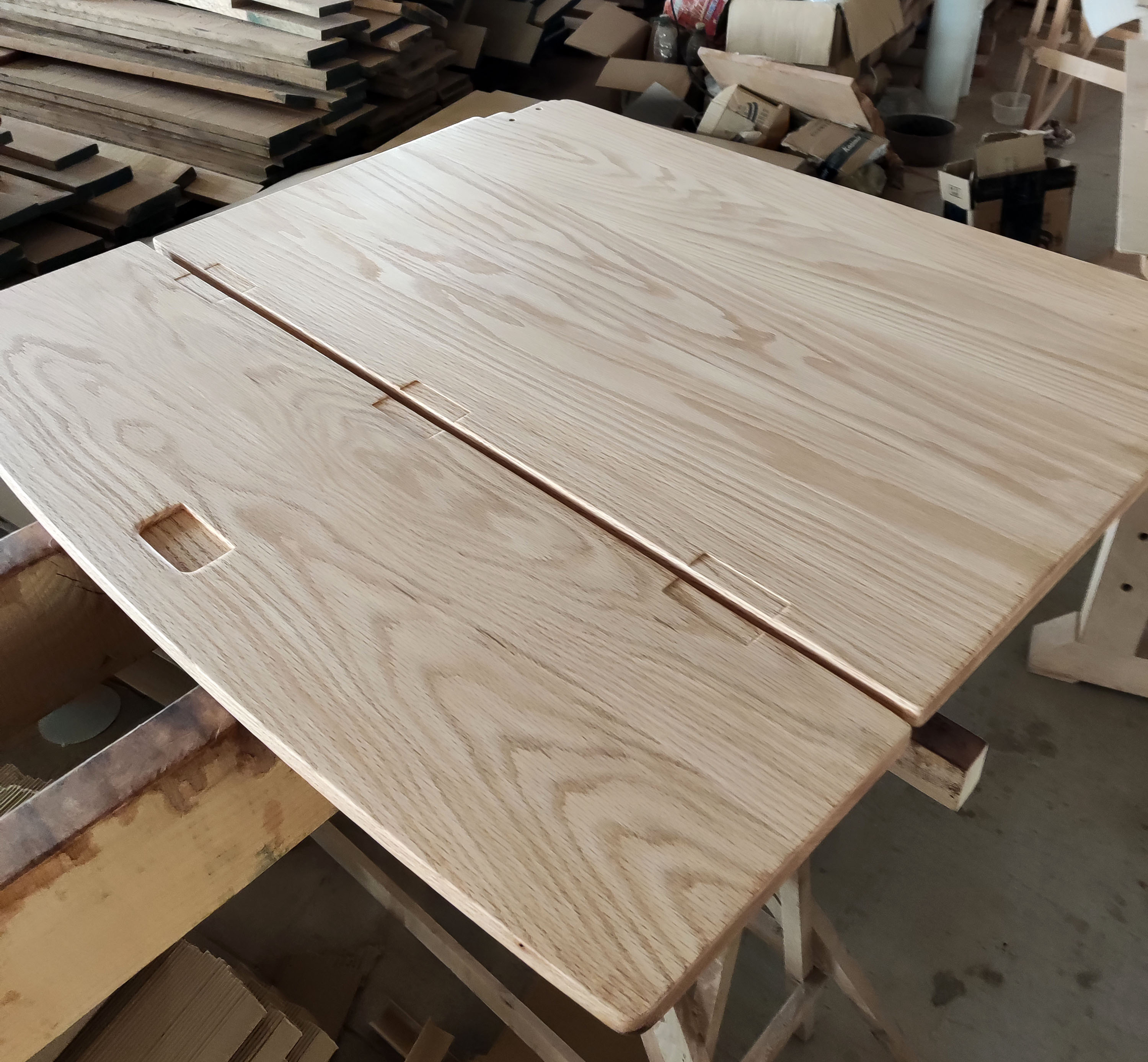北美红橡木板蔚来车后备箱垫纯实木定制房车改造实木板材异形切割