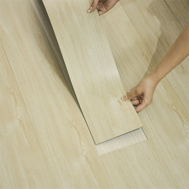 安得石塑PVC地板木纹非自粘直销热卖片状LVT环保阻燃2mm防滑耐磨
