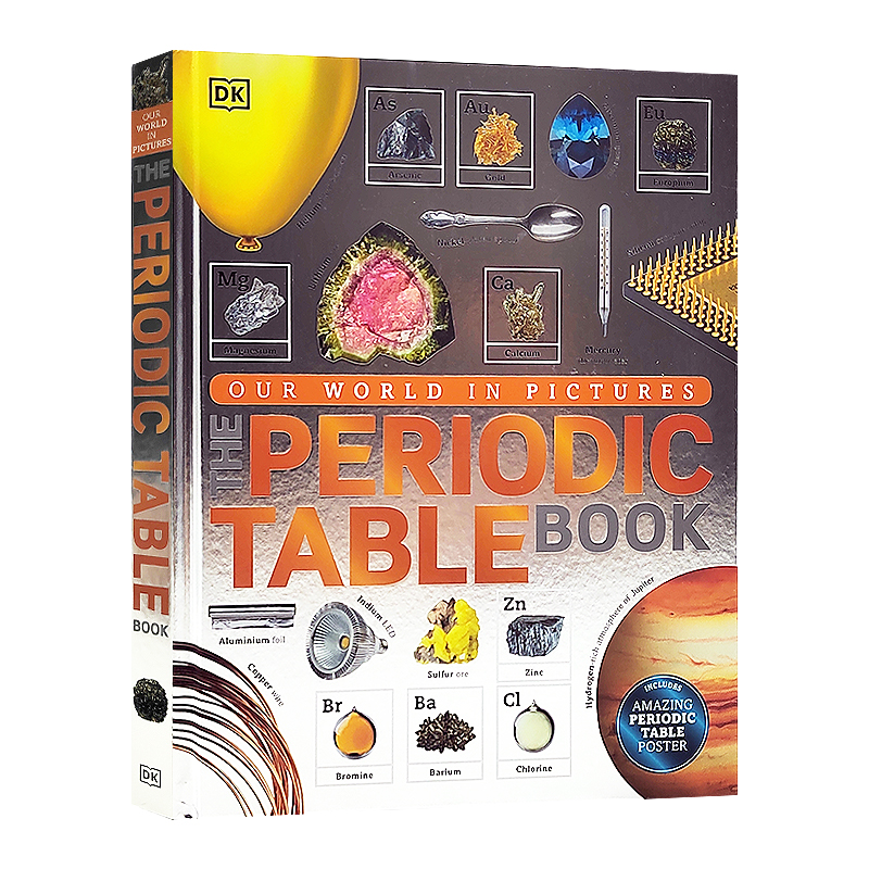 DK元素周期表图解百科 英文原版 The Periodic Table Book A Visual Encyclopedia of the Elements化学元素视觉百科 全彩精装版