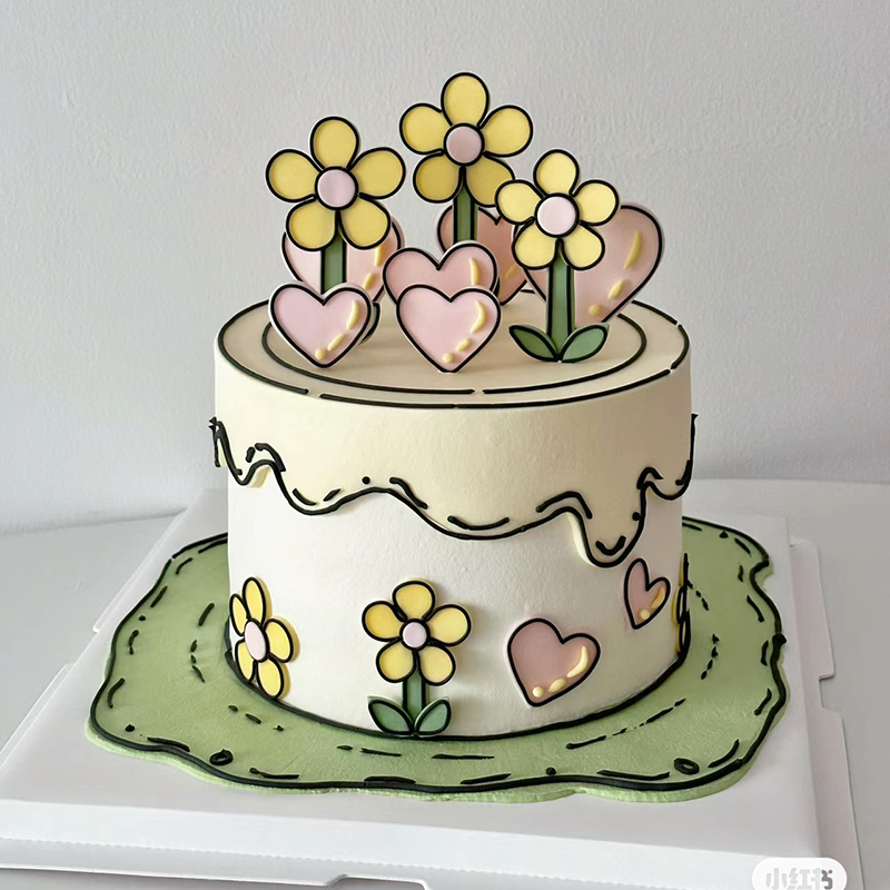 生日蛋糕简约女生