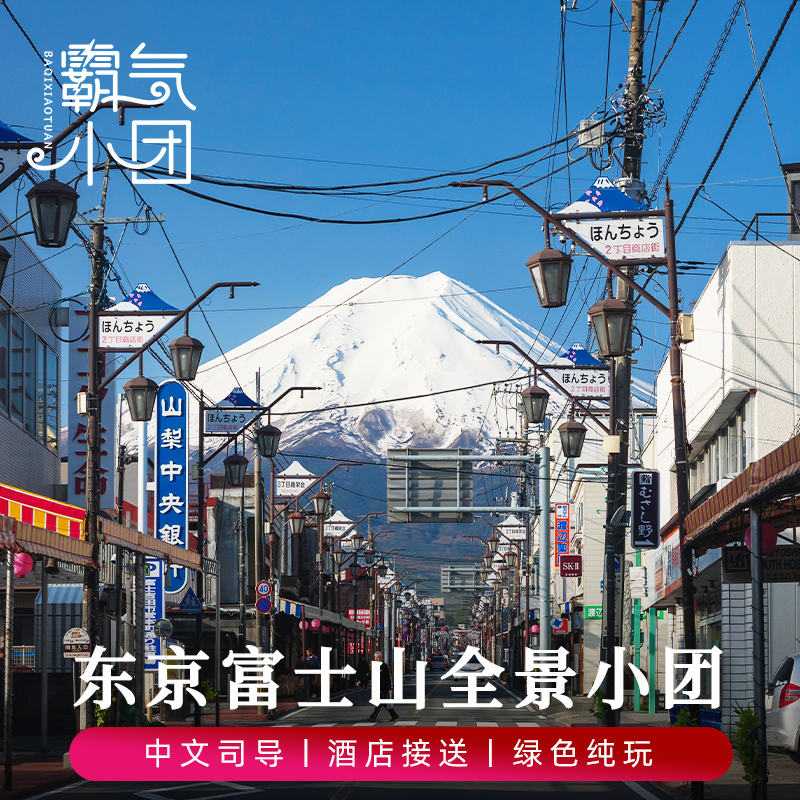 【9人小团】日本东京富士山一日游河口湖五合目天梯小镇旅游