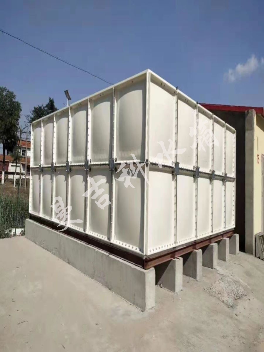 玻璃钢消防水箱楼顶储水模压拼装保温室外组合式养殖场人防水箱