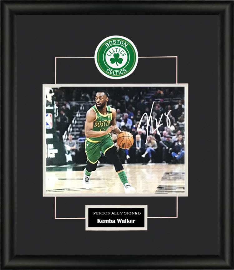 收藏 肯巴沃克 亲笔签名 照片裱框 含SA证书 NBA波士顿凯尔特人