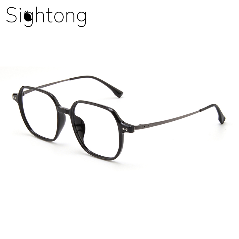 Sightong光目晴童超轻纯钛近视眼镜框男女可配度数高级感眼睛镜架