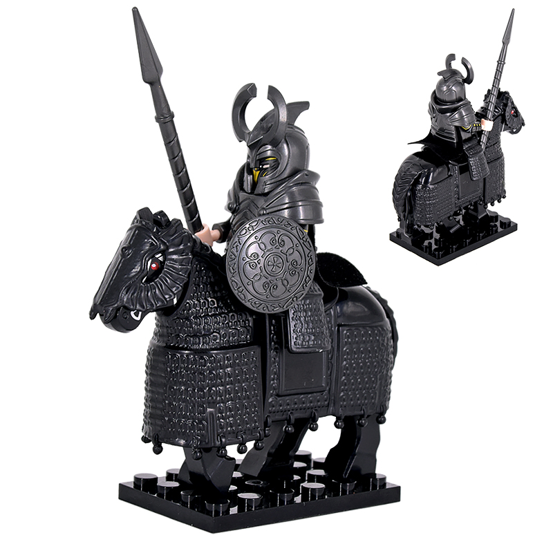 复仇者联盟雷神骑士重骑兵铁盔甲马阿斯加德剑盾战士拼装玩具积木