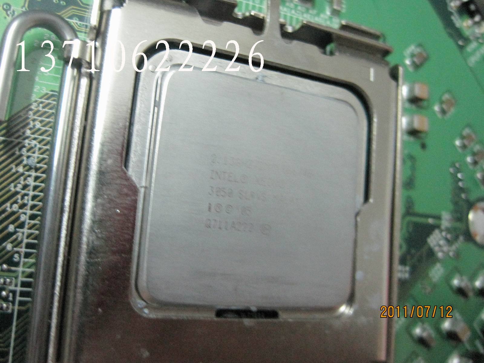 原装Intel英特尔 xeon至强单路775针 3050 CPU 支持PC板