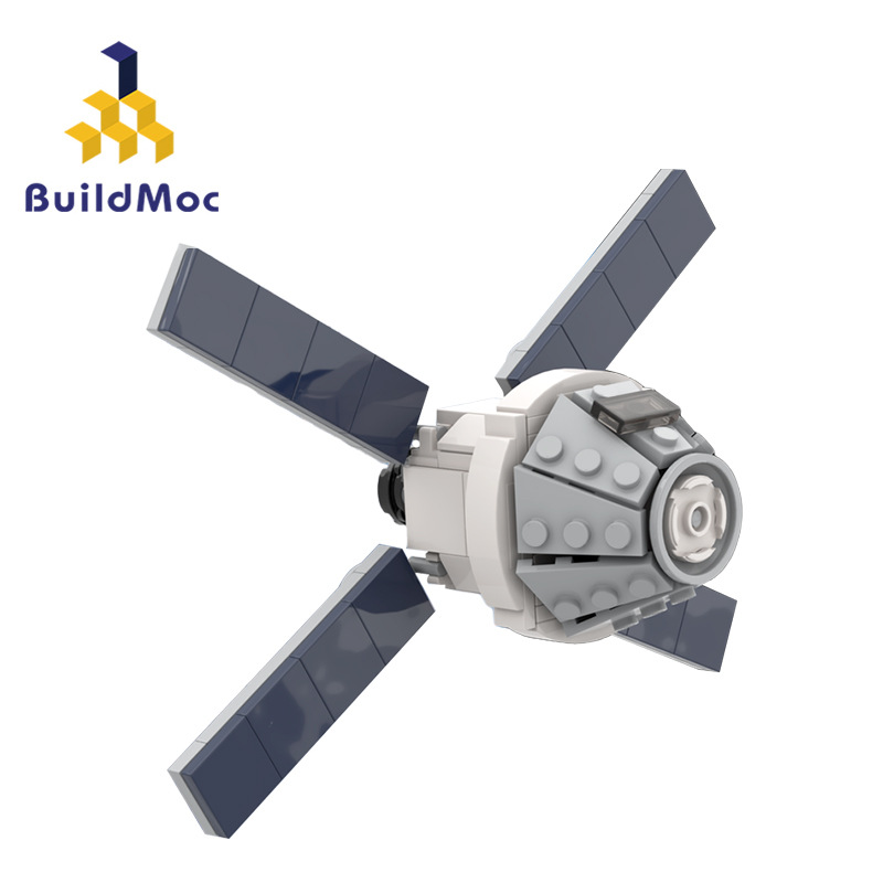 BuildMOC拼装积木玩具NASA猎户座飞船宇宙火星载人太空船组装模型