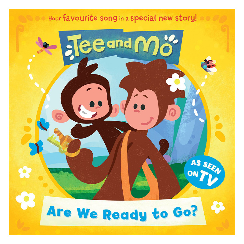 英文原版 Tee And Mo Are We Ready To Go 小提与莫莫 准备好出发了吗 BBC儿童习惯养成动画片衍生绘本 英文版 进口英语原版书籍