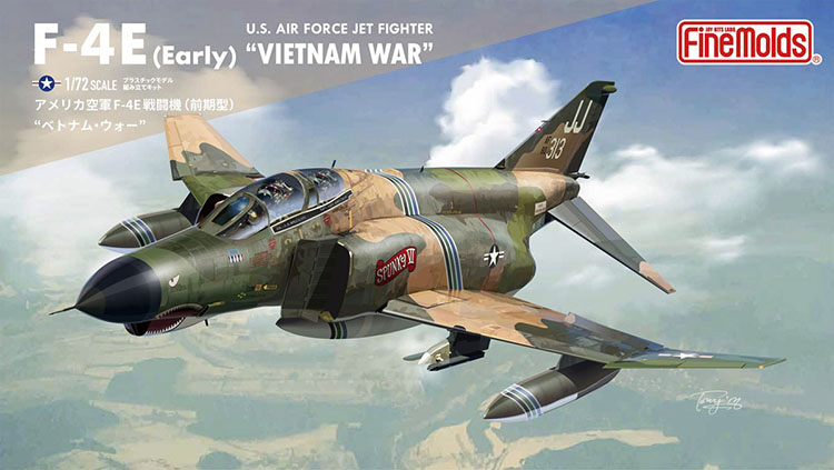 fine molds 拼装模型 FP41 1:72 美F-4E鬼怪战斗机早期型越南战争