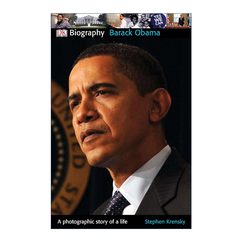 英文原版 DK Biography Barack Obama DK人物传记 前美国总统奥巴马 英文版 进口英语原版书籍