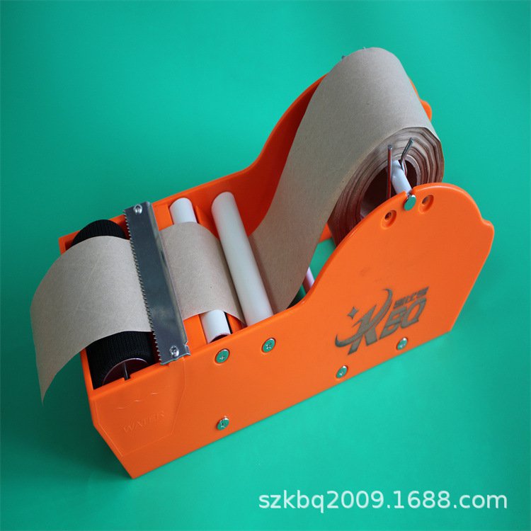 湿水牛皮纸封箱机 粘箱机 涂水纸机器 SD-90简易湿水胶纸机