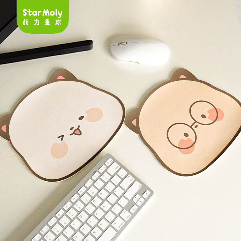 萌力星球萌二萌六鼠标垫可爱大头办公室桌面卡通小熊猫表情包周边