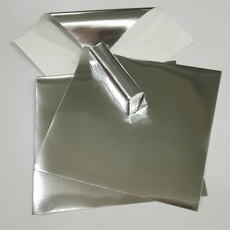 银色复合锡纸正面铝箔反面白纸口香糖香烟盒内衬10 15 20 30 40cm
