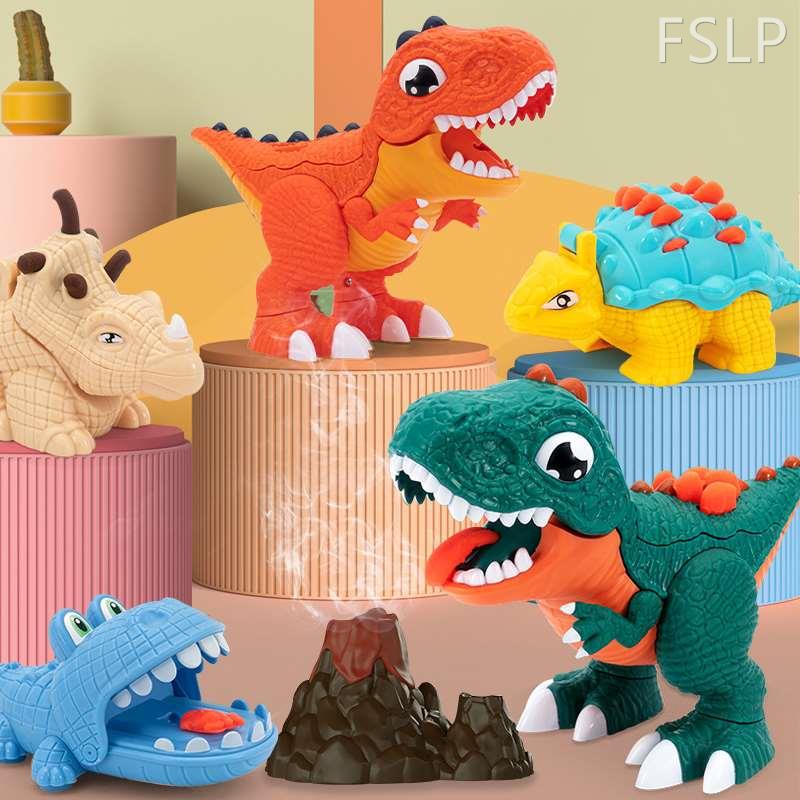 恐龙彩泥橡皮泥模具面条机工具套装手工制作儿童粘土男孩女孩玩具