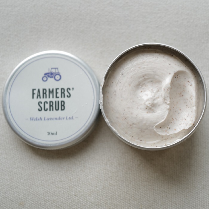 英国威尔士高原种植薰衣草Farmers农民磨砂膏 身体和脸70ml有泡沫