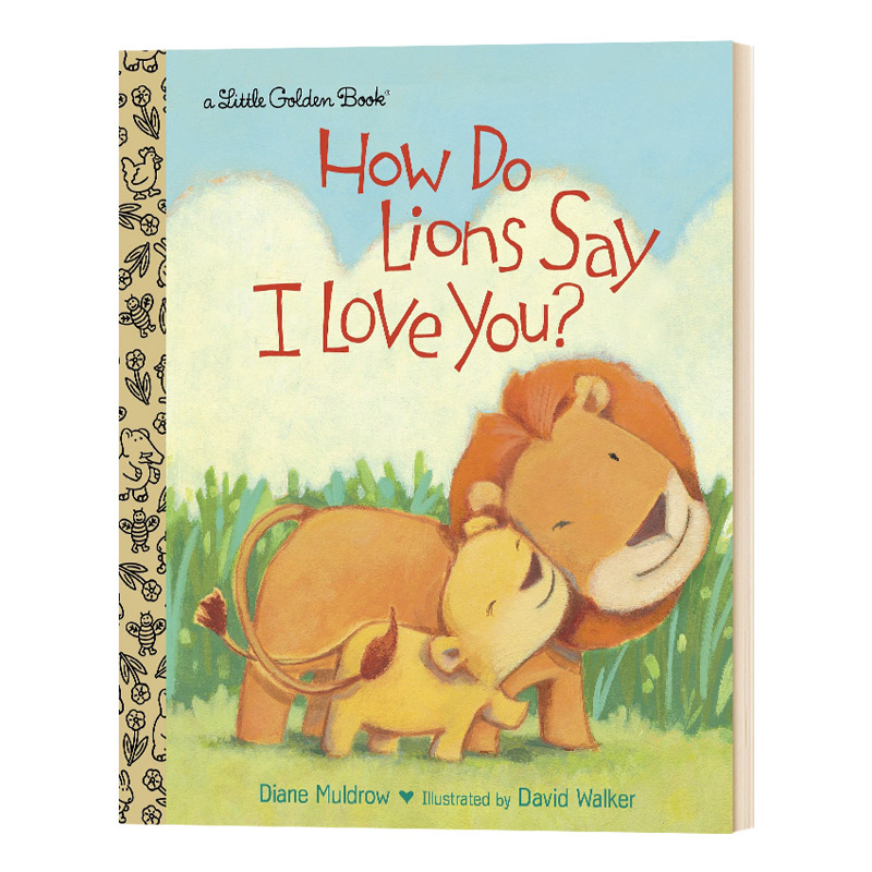 英文原版 How Do Lions Say I Love You? 金色童书 狮子怎么说我爱你？ 英文版 进口英语原版书籍