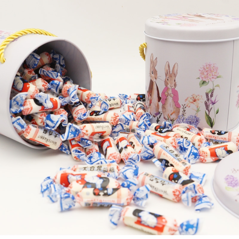 大白兔奶糖500g多口味礼盒装批发小零食结婚喜糖果混合清凉巧克力