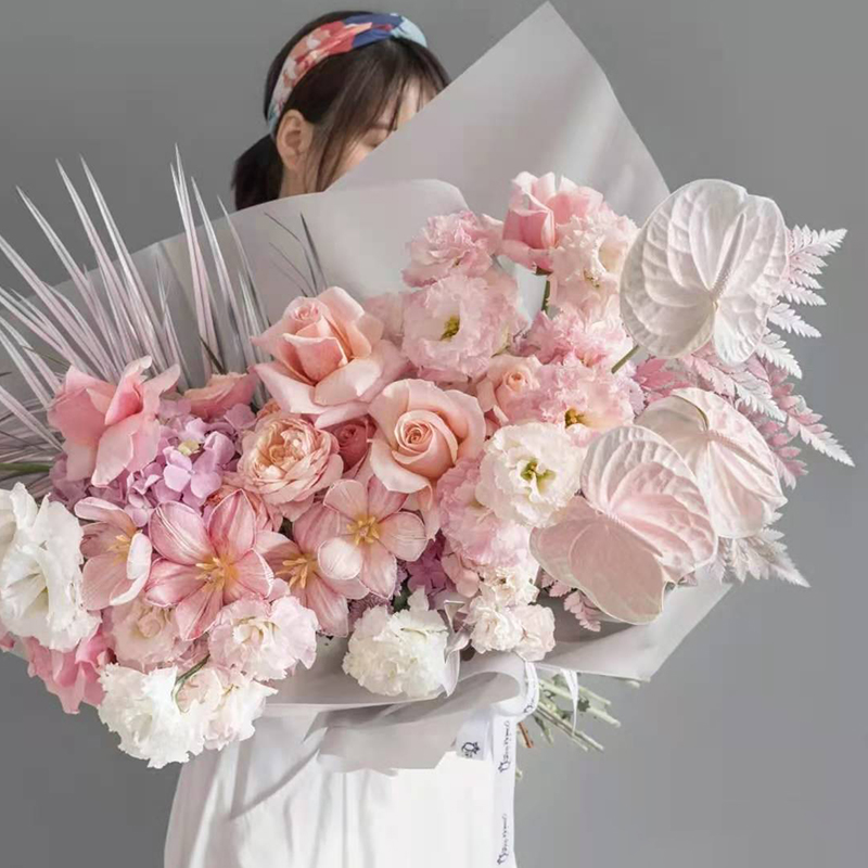 520俄罗斯风郁金香巨型花束北京鲜花同城上海南京广州花店送花