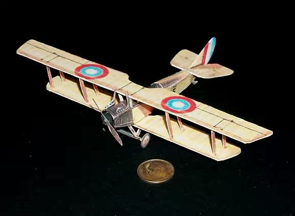 满48包邮Curtiss JN-4型号飞机战斗机 3D立体纸模型手工DIY非成品