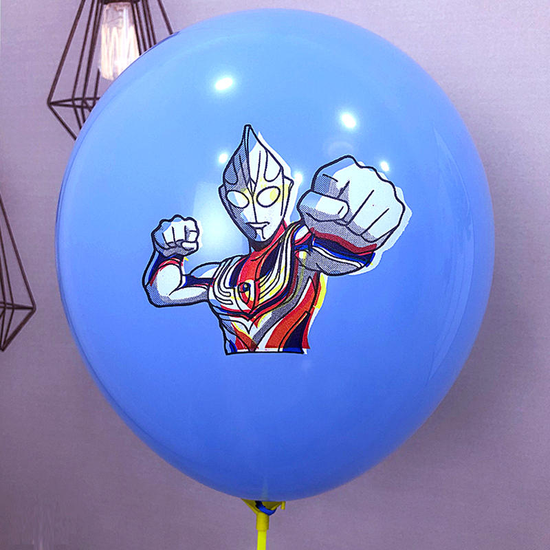 儿童玩具气球奥特曼生日主题装饰布置卡通幼儿园招生宣传活动礼品