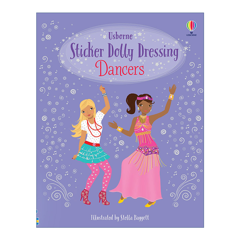 英文原版 Sticker Dolly Dressing Dancers 多莉贴纸 穿衣舞者 英文版 进口英语原版书籍