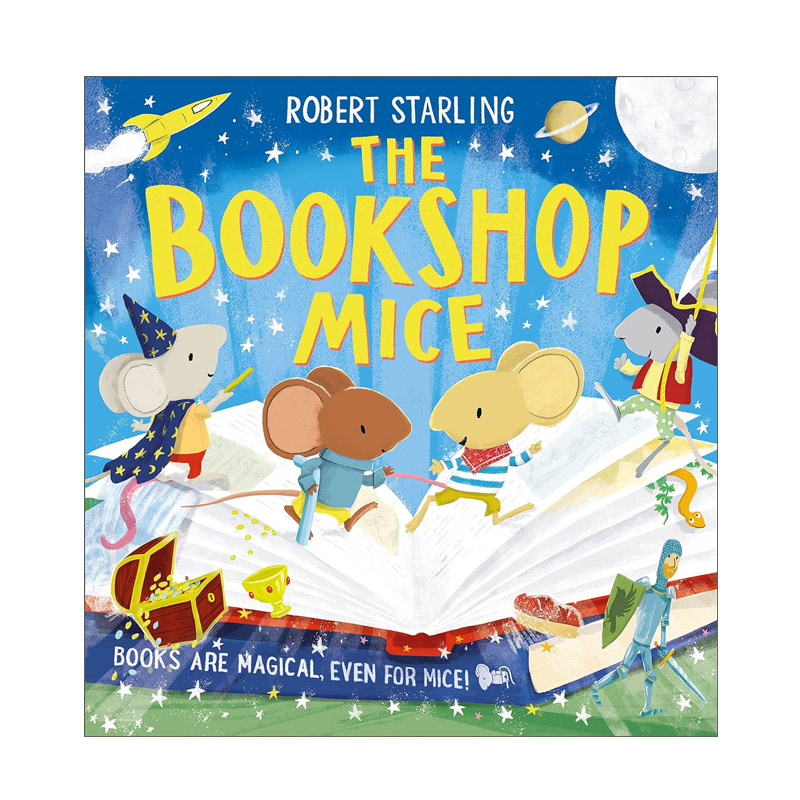 The Bookshop Mice 书店小老鼠 书籍可以带你去未曾相信的地方 4-8岁儿童启蒙认知生活体验  书店故事 温暖治愈平装绘本