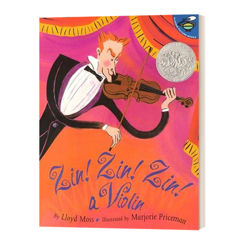 大家来听音乐会 Zin Zin Zin a Violin 凯迪克获奖 英文原版儿童绘本 进口英语书籍