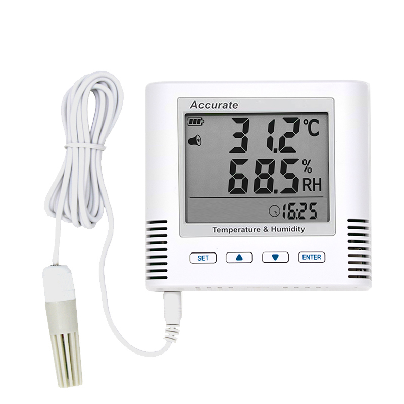 温湿度记录仪 工业车间仓库数显自动连续记录可导出数据温湿度计