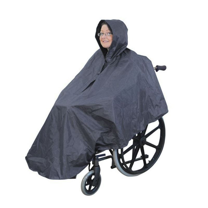 Waterproof Rain Poncho for Wheelchair Mobility Old Scooter L