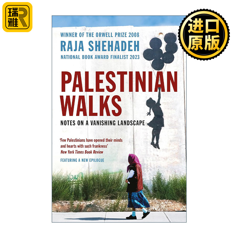英文原版 Palestinian Walks 漫步巴勒斯坦 记录一片正在消失的风景 拉贾·舍哈德 英文版 进口英语原版书籍
