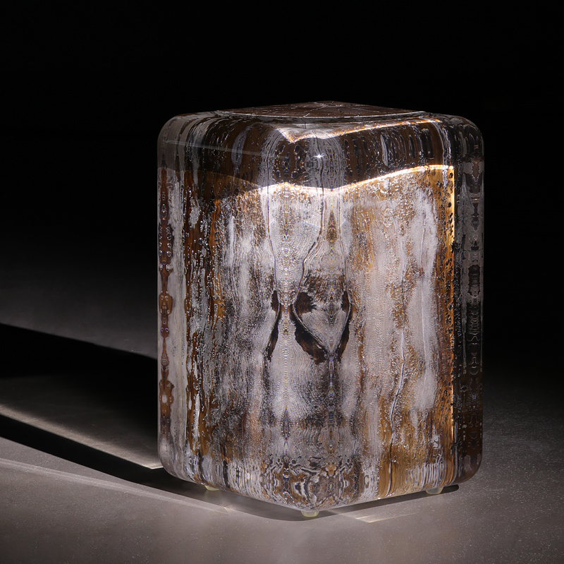 北欧表情NORHOR/法国B.N./现代自然KISIMI冰块漂流实木方墩2款K